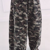 ZAHRA KHAKI ARMY BALLOON PANTS