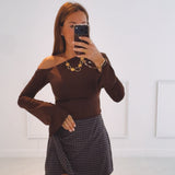 EMILY BROWN CHECKERED SKORT