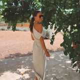 DENIA ECRU DRESS