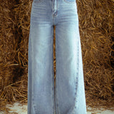 PALAZZO WIDE LEG JEANS 636-P