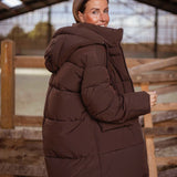 CALLOWAY BROWN PUFFER JACKET