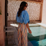 DOHA LIGHT BLUE BLOUSE