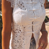 NACAR WHITE LACE BLOUSE