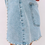 BLUE DENIM SHORT 9187