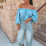 SANLUCAR LIGHT BLUE BLOUSE