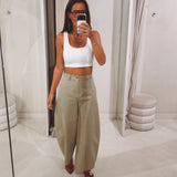 NELIA TAUPE BALLOON PANTS