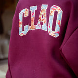 CIAO BURGUNDY SWEATER