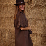 RILEY BROWN DRESS