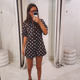 WENDY BROWN POLKADOTS PLAYSUIT