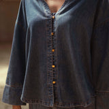 TEMPE BLUE DENIM TWO-PIECE SET