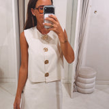 TINE ECRU TWO-PIECE SET