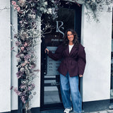 JANICE BURGUNDY BLAZER