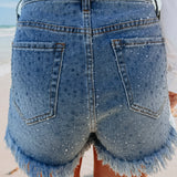 DIAMOND BLUE DENIM SHORT 212
