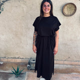 EL BOUDRIA BROWN BRAID DRESS