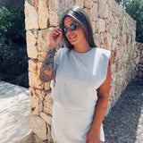 ESMERALDA GREY TWO-PIECE SET