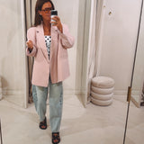 CHARLOTTE LIGHT PINK BLAZER
