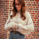 CINNA TAUPE KNIT SWEATER