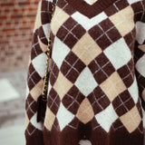 NOTTINGHAM BROWN ARGYLE TWO-PIECE SET