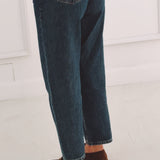 DARK BLUE BALLOON JEANS 611-F-13