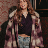 AUBREY BURGUNDY LONGSLEEVE BLOUSE