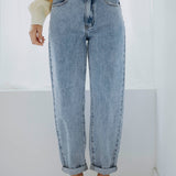 BLUE MOM JEANS 9137-4