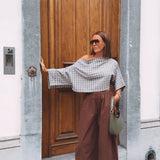 SIENNA BROWN BALLOON PANTS
