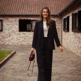 EMERSON DARK BLUE STRIPED SUIT