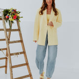 ALISSA BUTTER YELLOW BLAZER