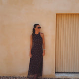 ALEIRA BROWN POLKADOTS TWO-PIECE SET