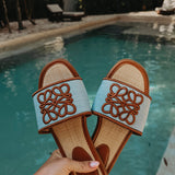 PRE-ORDER DUNA BLUE TULUM SLIPPERS