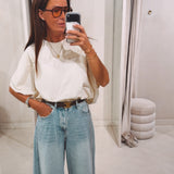 BLUE DENIM BERMUDA SHORT A3797