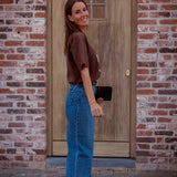 BAILEY BLUE LONG DENIM SKIRT 8519-1