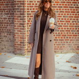 FORRESTINE LONG TAUPE COAT