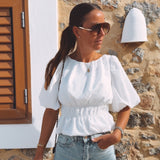 JAVEA WHITE BLOUSE