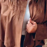 RHEA CAMEL SUEDE JACKET