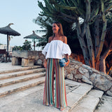 HOLA WHITE OFF SHOULDER TOP
