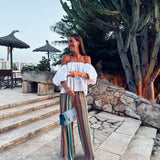 HOLA WHITE OFF SHOULDER TOP