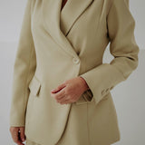 DATENIGHT LIGHT KHAKI BLAZER
