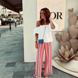 MADRID PINK CROCHET PANTS