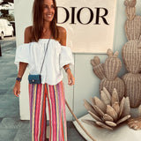 MADRID PINK CROCHET PANTS