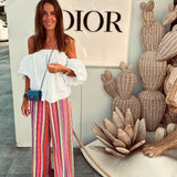 MADRID PINK CROCHET PANTS