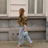 LIGHT BLUE BALLOON JEANS A3966